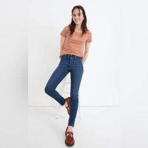 Madewell 10” high rise skinny jeans